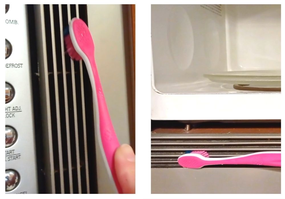 limpiar el microondas